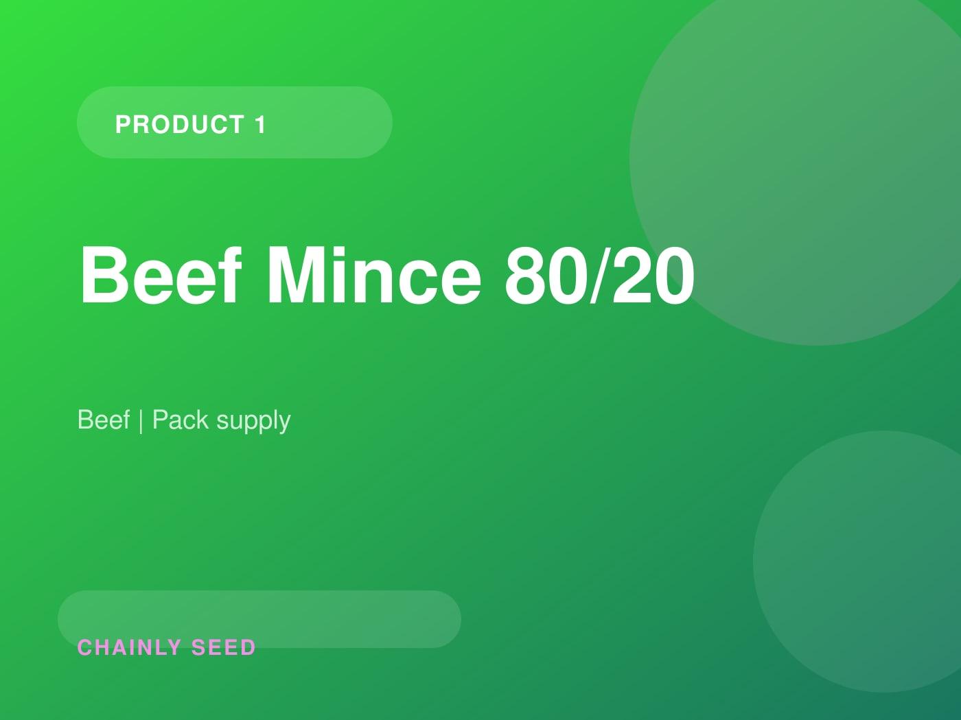 Beef Mince 80/20