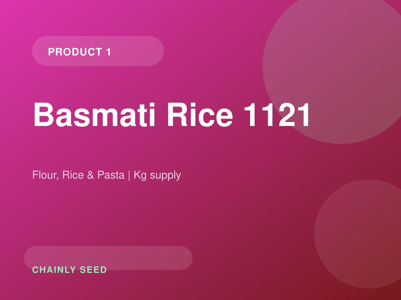 Basmati Rice 1121