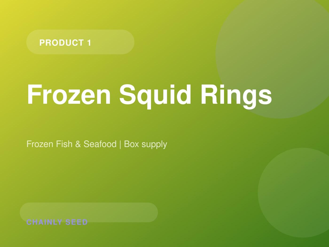 Frozen Squid Rings