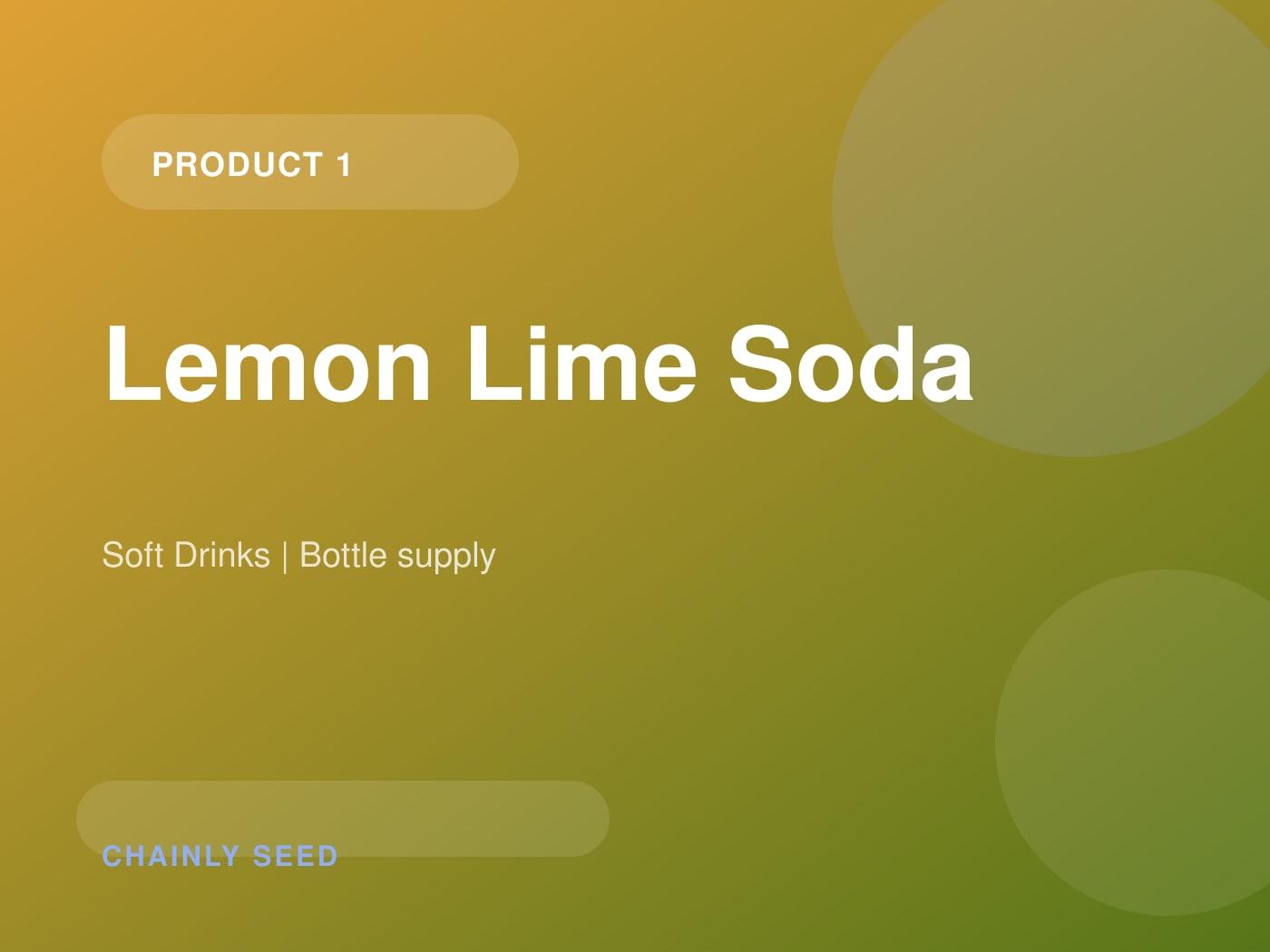 Lemon Lime Soda