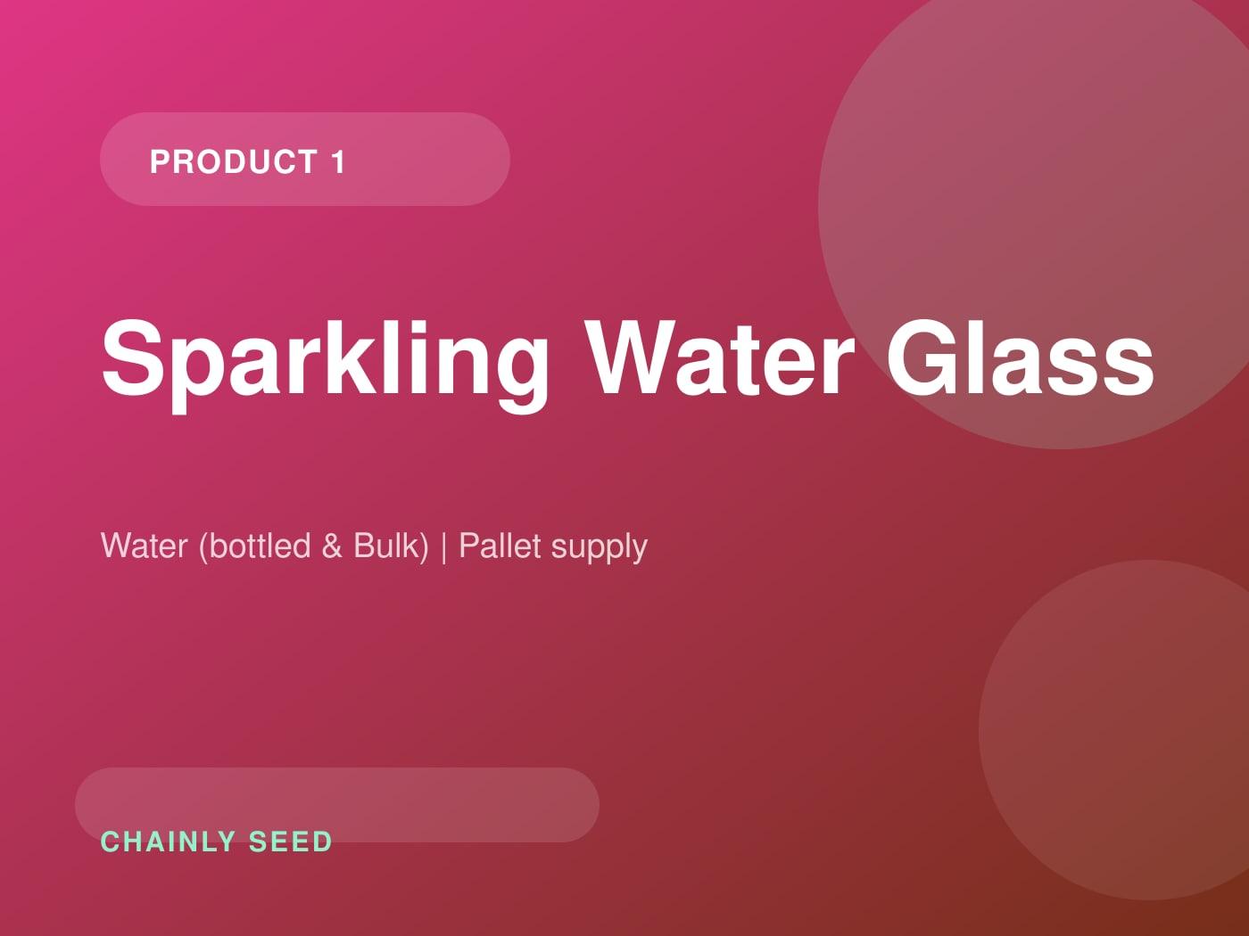 Sparkling Water Glass