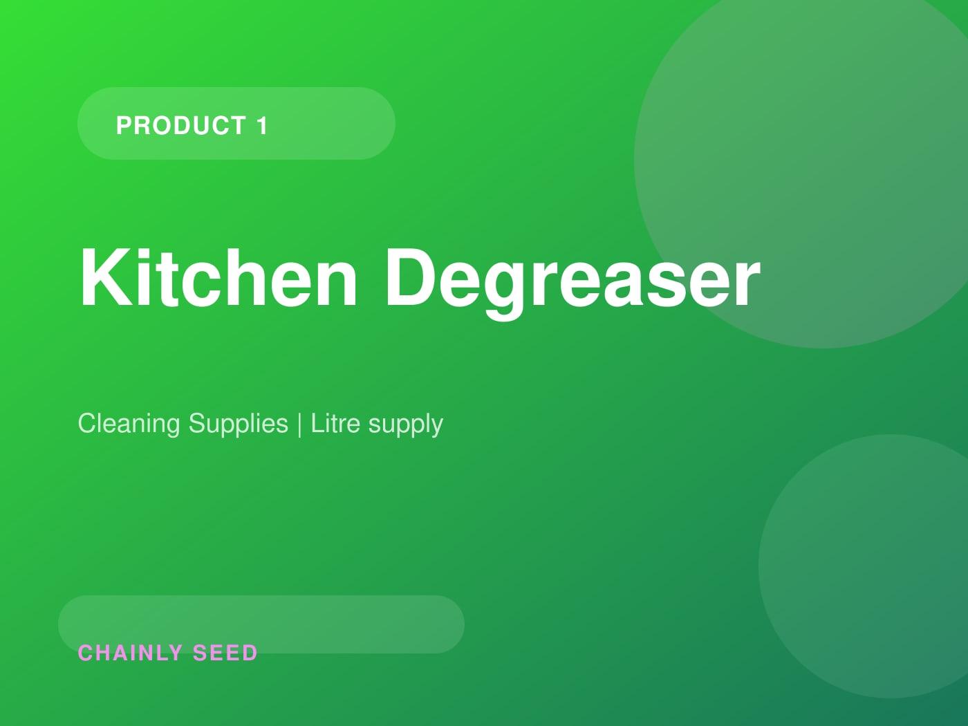 Kitchen Degreaser