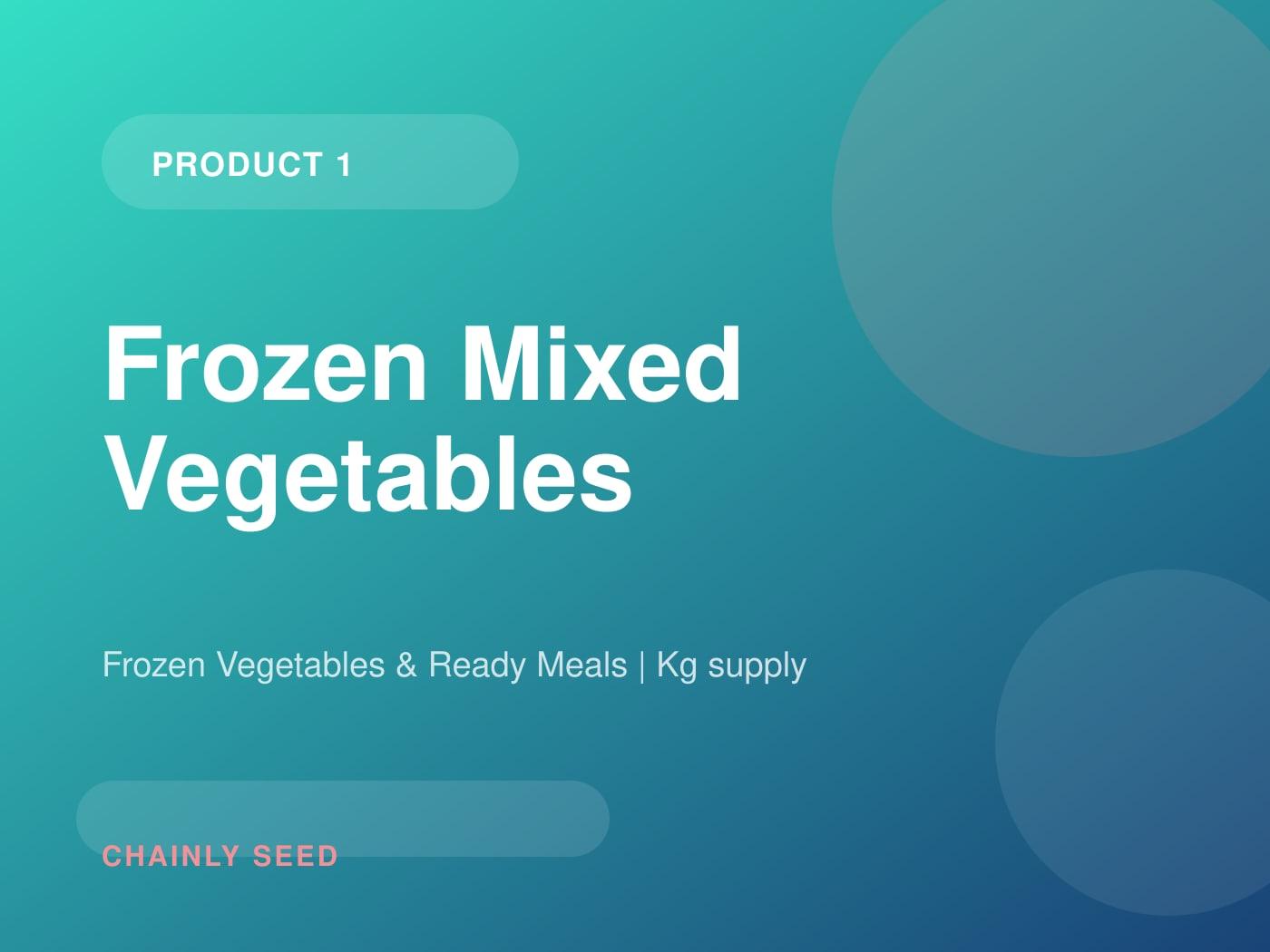 Frozen Mixed Vegetables