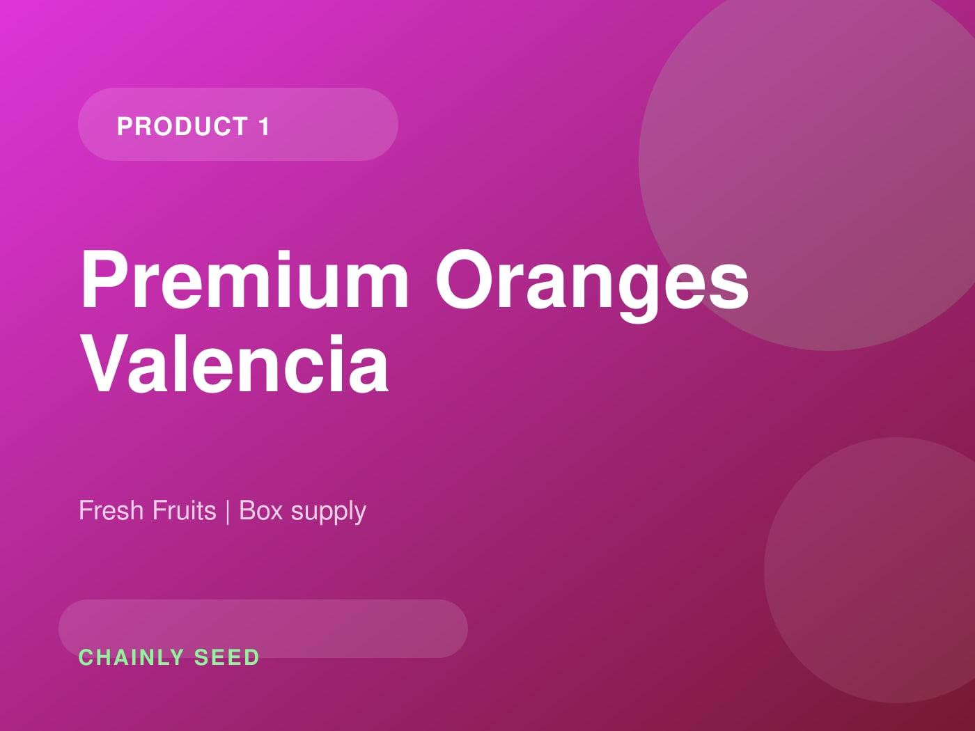 Premium Oranges Valencia