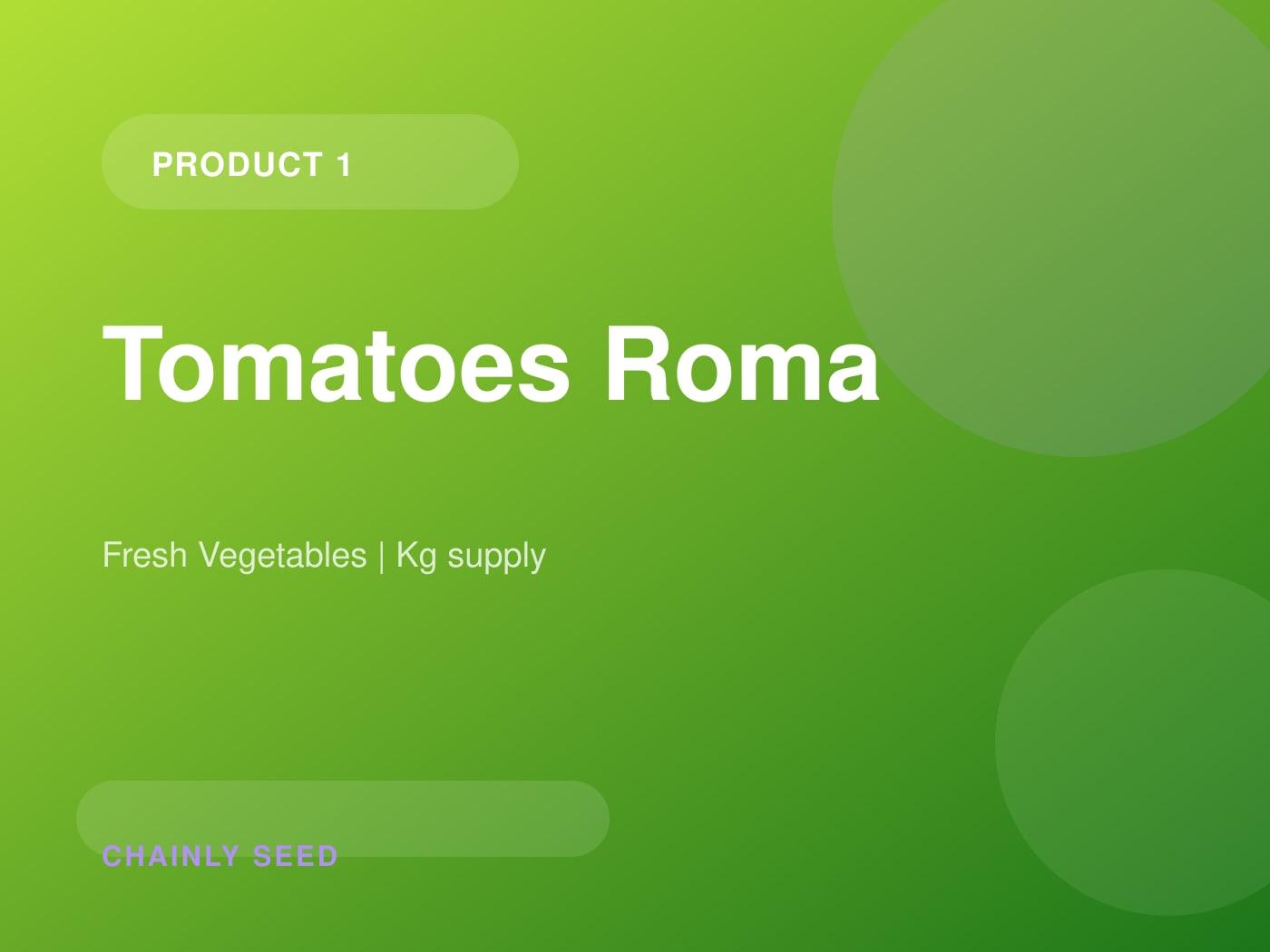 Tomatoes Roma