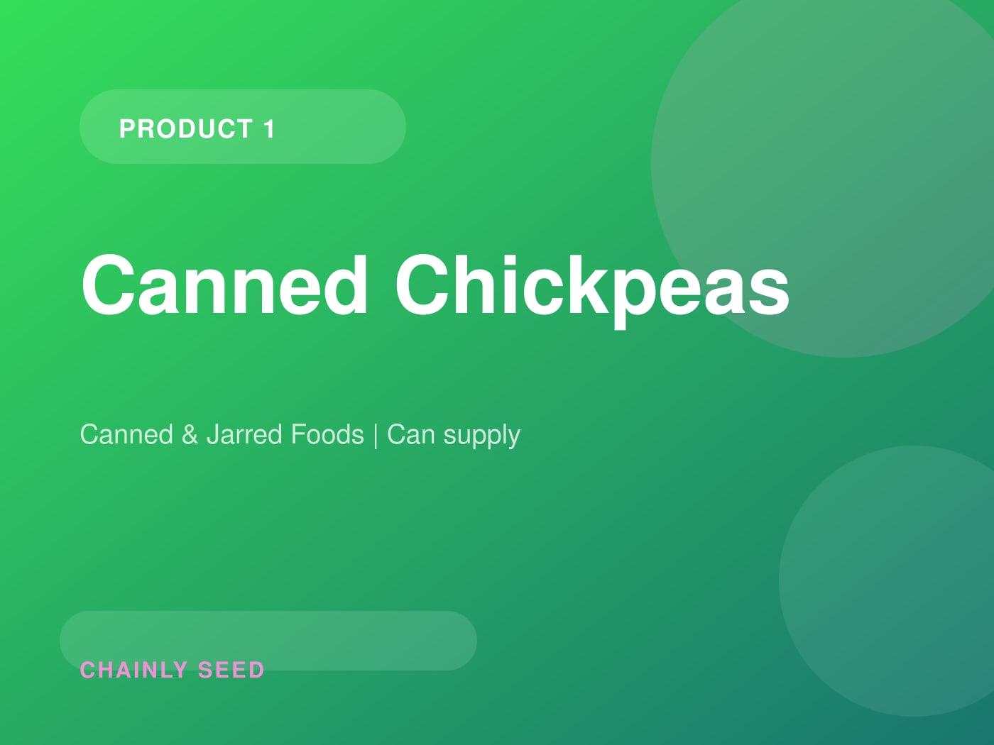 Canned Chickpeas