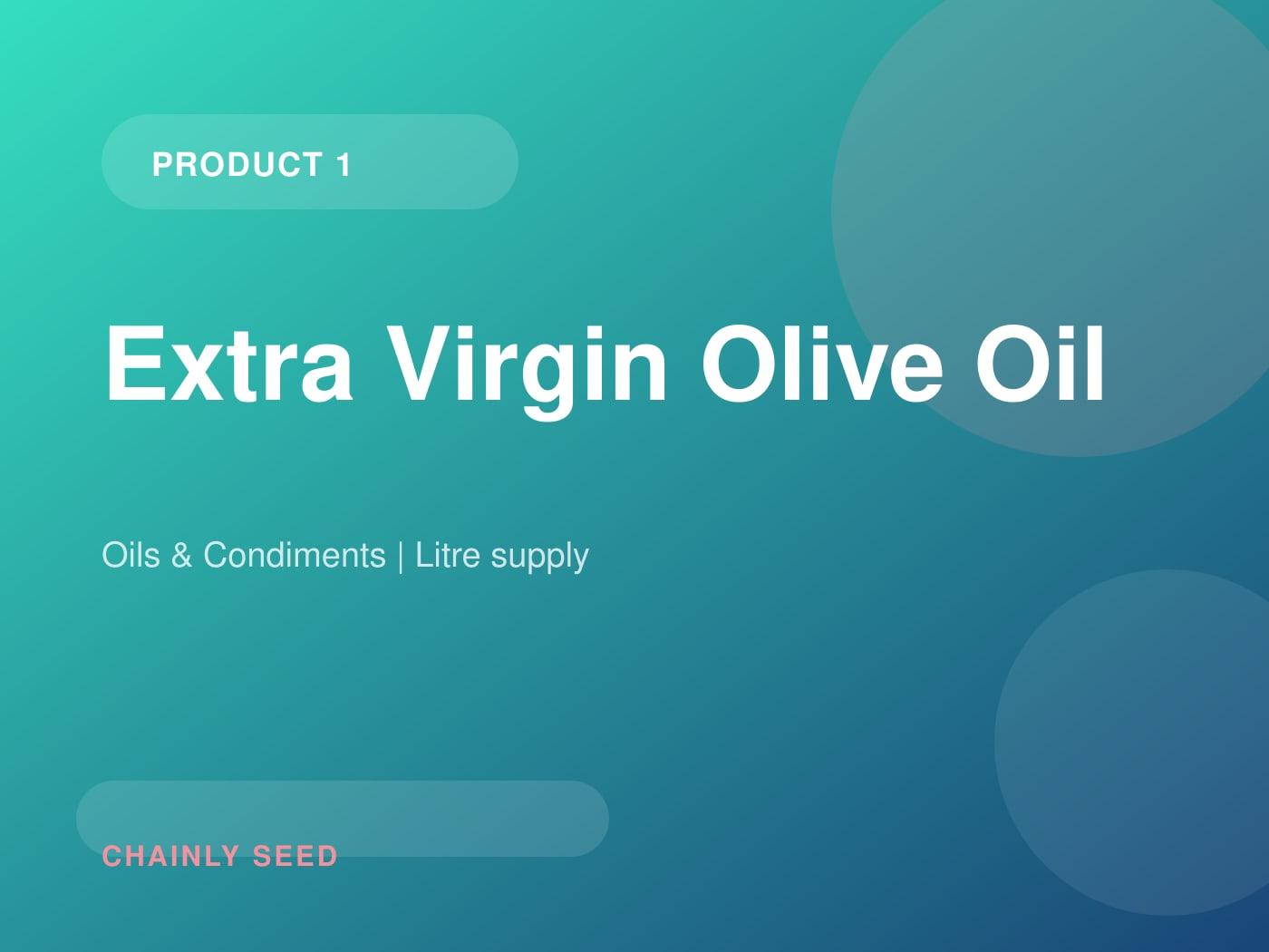 Extra Virgin Olive Oil