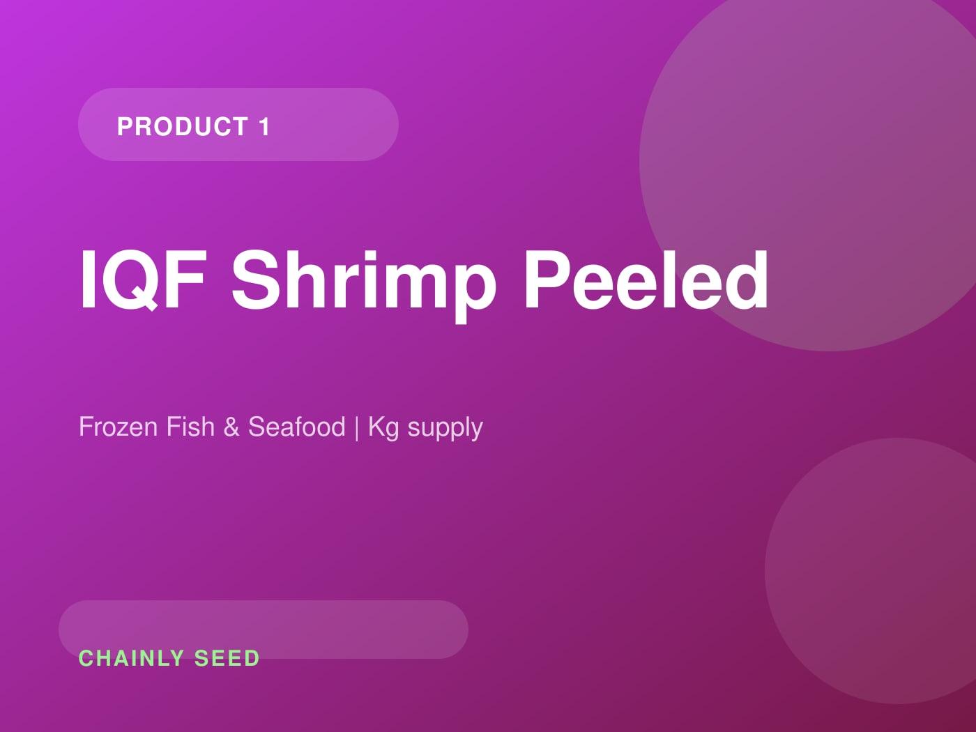 IQF Shrimp Peeled